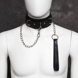 Choker with Chain Concept Leather