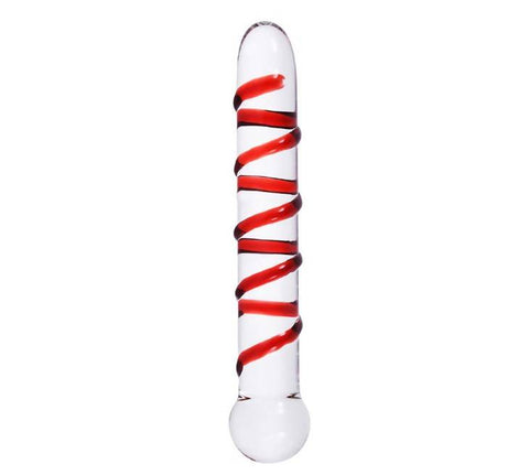 Red Glass Anal Toy