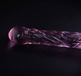 Clear Pink Glass Annal Toy