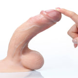 21cm Double Layer Silicone Dildo Being Fetish