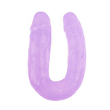 14cm Clear Purple Bendable Double Dong Chisa