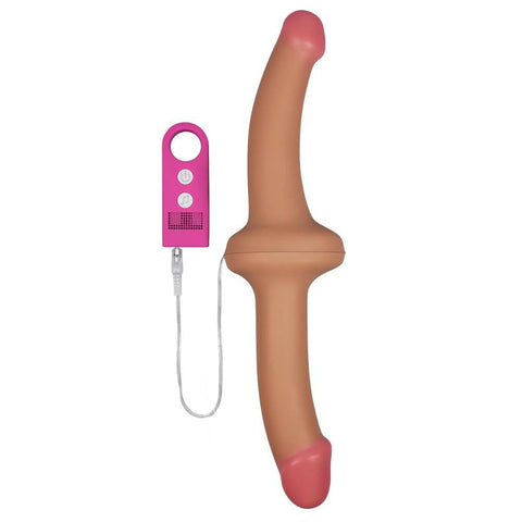 Holy Dong-Vibrating Curved Double Dildo