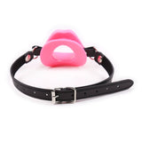 Pink Lips Gag Concept Leather