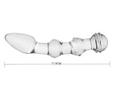 Clear Glass Anal Toy